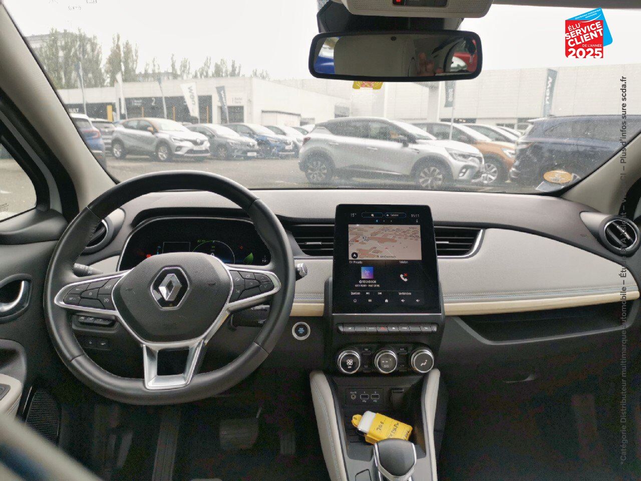 Véhicule d'occasion RENAULT ZOE EXCEPTION CHARGE NORMALE R135 - 20 chez Hyundai Chalons