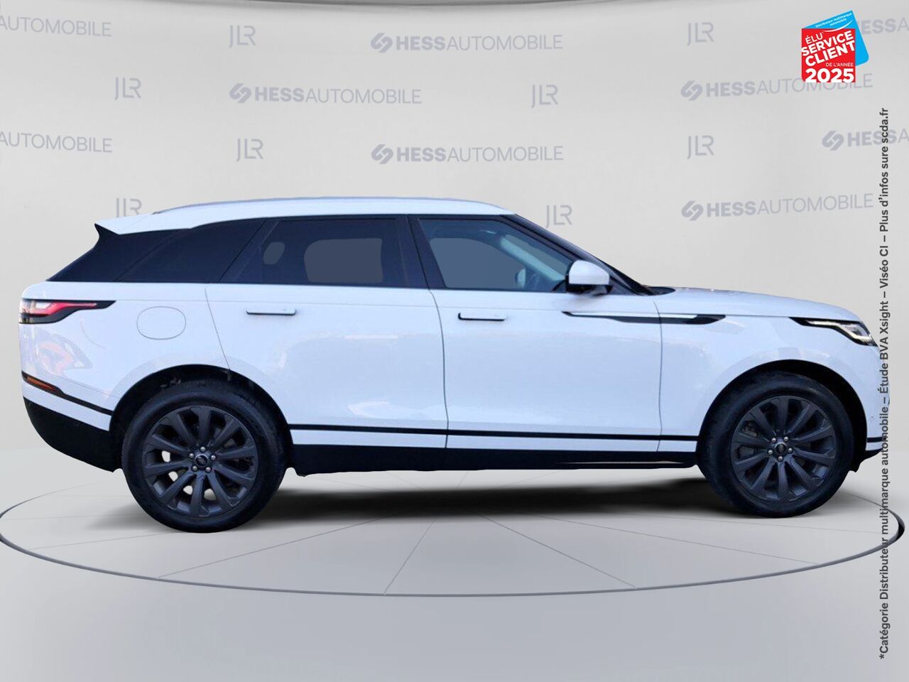 Véhicule d'occasion LAND-ROVER RANGE ROVER VELAR 2.0 P400E 404CH PHEV S AWD BVA AM23 SIEGES CHAUF/CUIR GPS CAMERA HUD MERIDIAN chez Land Rover Strasbourg