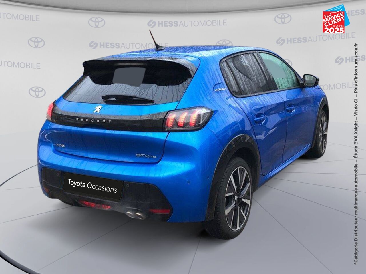 Véhicule d'occasion PEUGEOT 208 1.2 PURETECH 130CH S/S GT LINE EAT8 SIEGES CHAUF GPS CAMERA chez Fiat Belfort