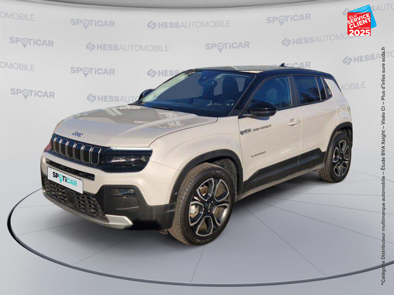 Véhicule d'occasion JEEP AVENGER ELECTRIQUE 156CH 115KW SUMMIT chez Nissan Belfort