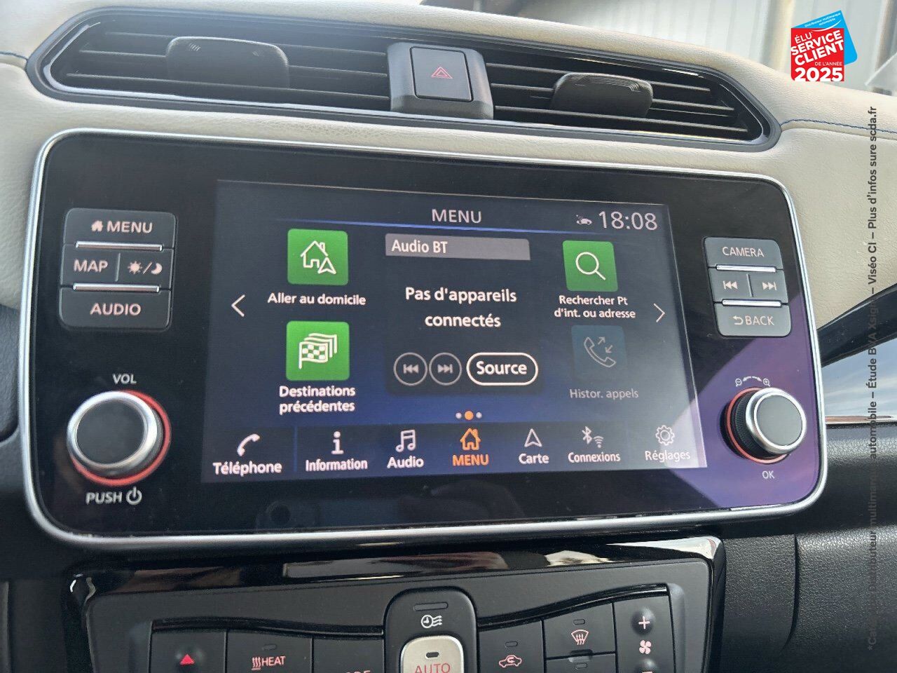 Véhicule d'occasion NISSAN LEAF 150CH 40KWH N-CONNECTA 21 chez Hyundai Reims