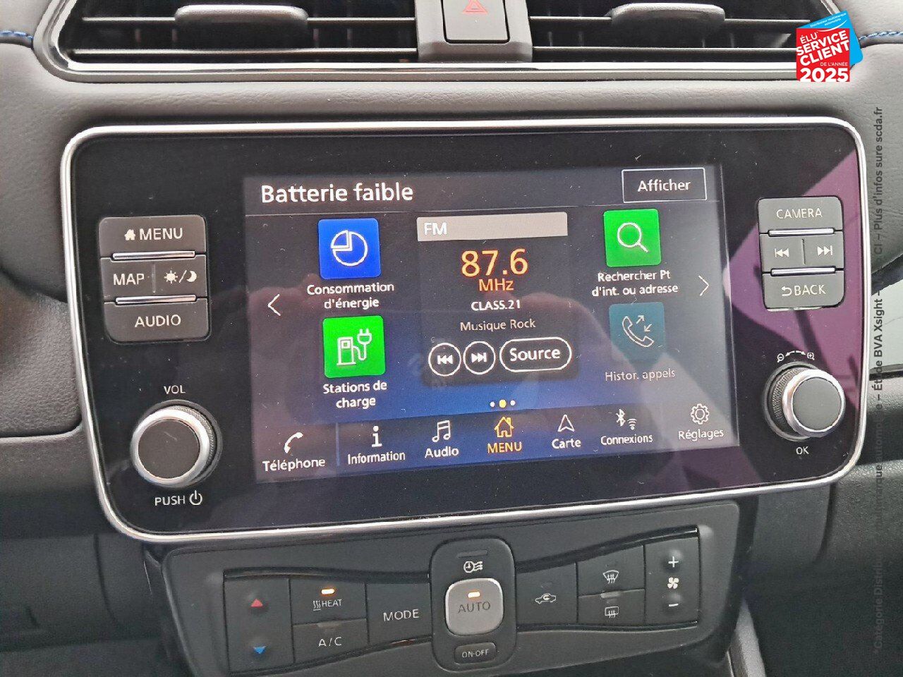 Véhicule d'occasion NISSAN LEAF 150CH 40KWH N-CONNECTA 21 chez Nissan Colmar