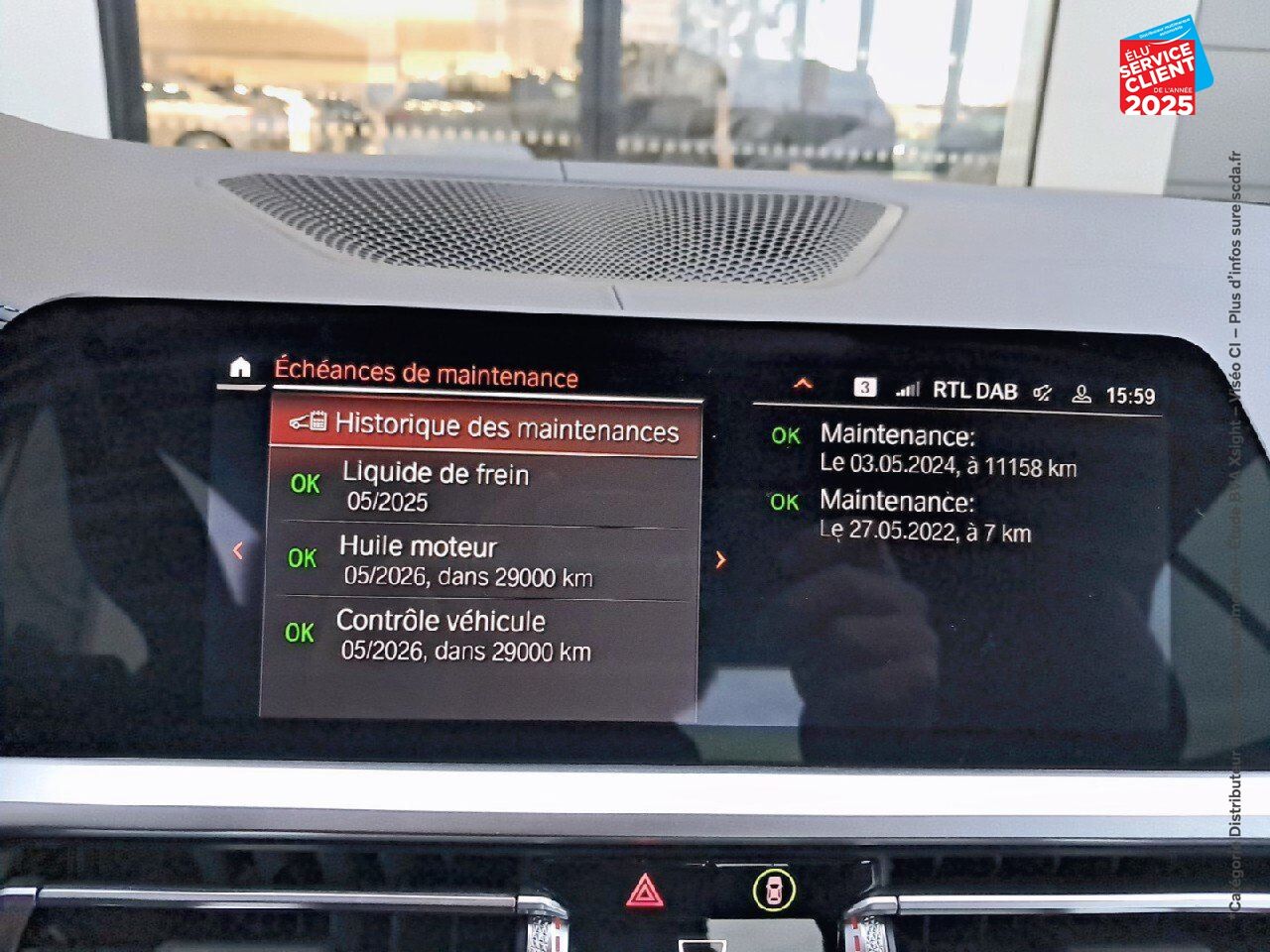 Véhicule d'occasion BMW SERIE 4 CABRIOLET M440IA XDRIVE 374CH SIEGES CHAUF/CUIR VOLANT CHAUF CAMERA H/KARDON HUD chez Renault Colmar