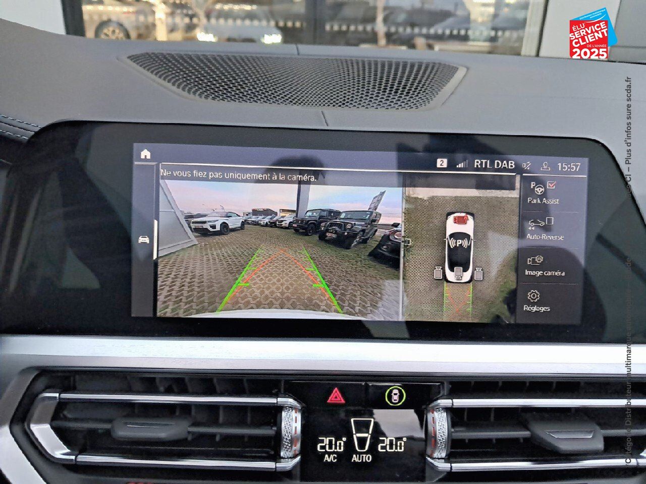 Véhicule d'occasion BMW SERIE 4 CABRIOLET M440IA XDRIVE 374CH SIEGES CHAUF/CUIR VOLANT CHAUF CAMERA H/KARDON HUD chez Renault Colmar