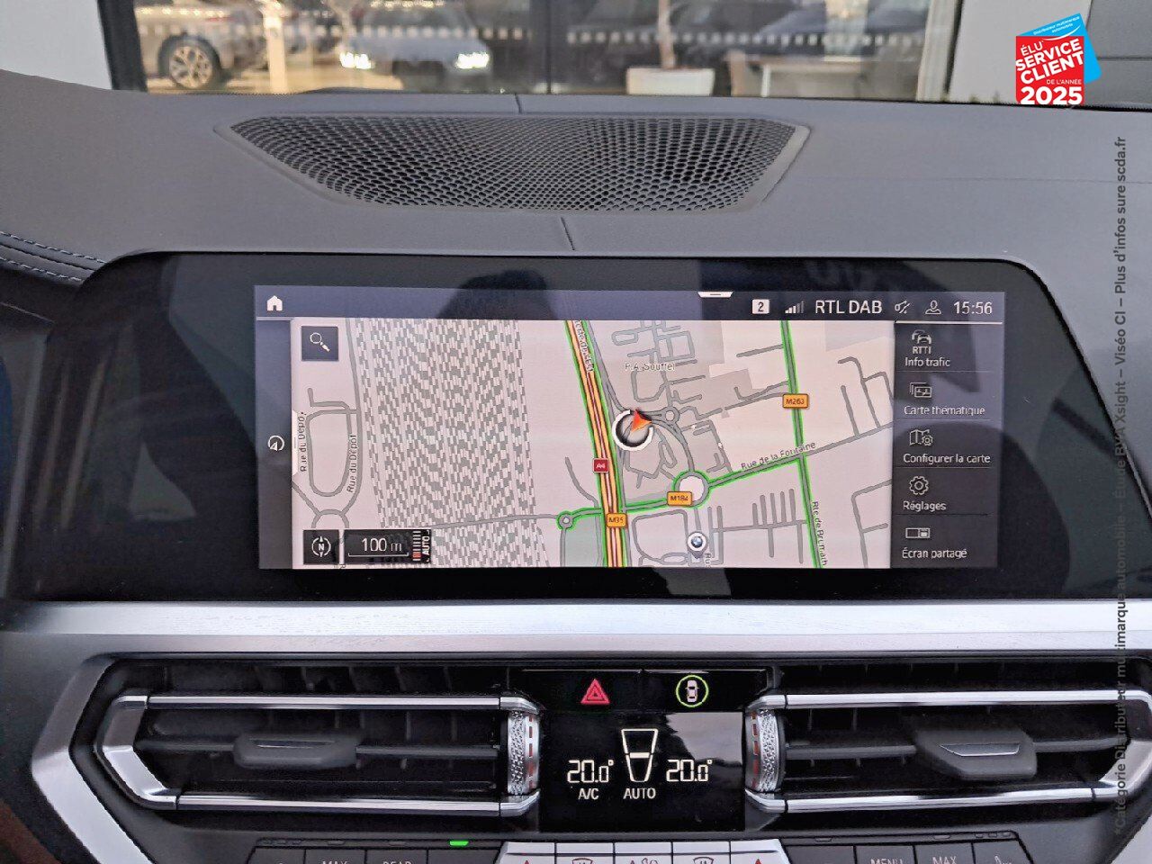Véhicule d'occasion BMW SERIE 4 CABRIOLET M440IA XDRIVE 374CH SIEGES CHAUF/CUIR VOLANT CHAUF CAMERA H/KARDON HUD chez Renault Colmar