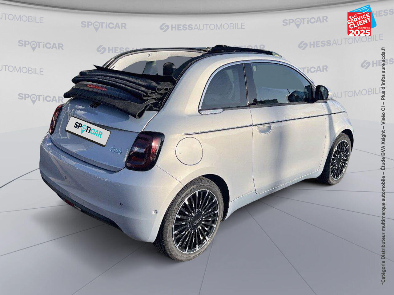 Véhicule d'occasion FIAT 500C E 118CH LA PRIMA MY24 chez Toyota Sarreguemines