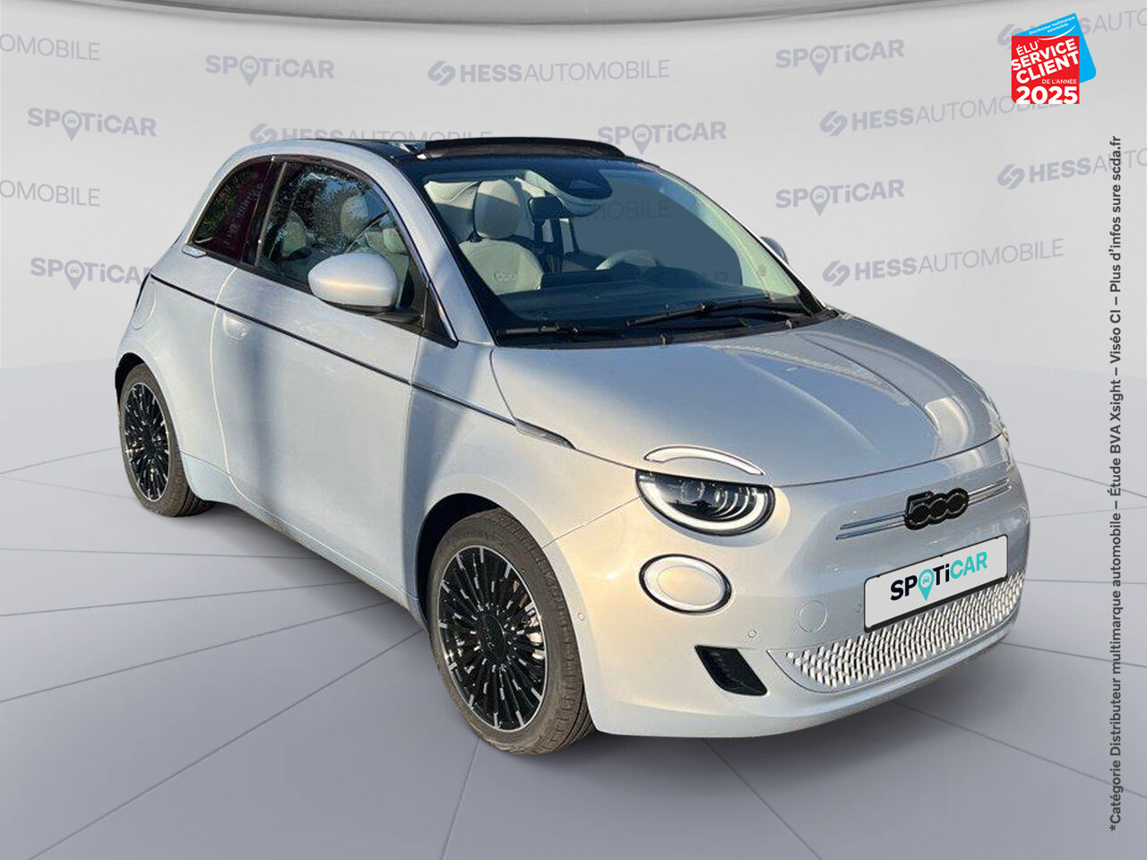Véhicule d'occasion FIAT 500C E 118CH LA PRIMA MY24 chez Toyota Sarreguemines
