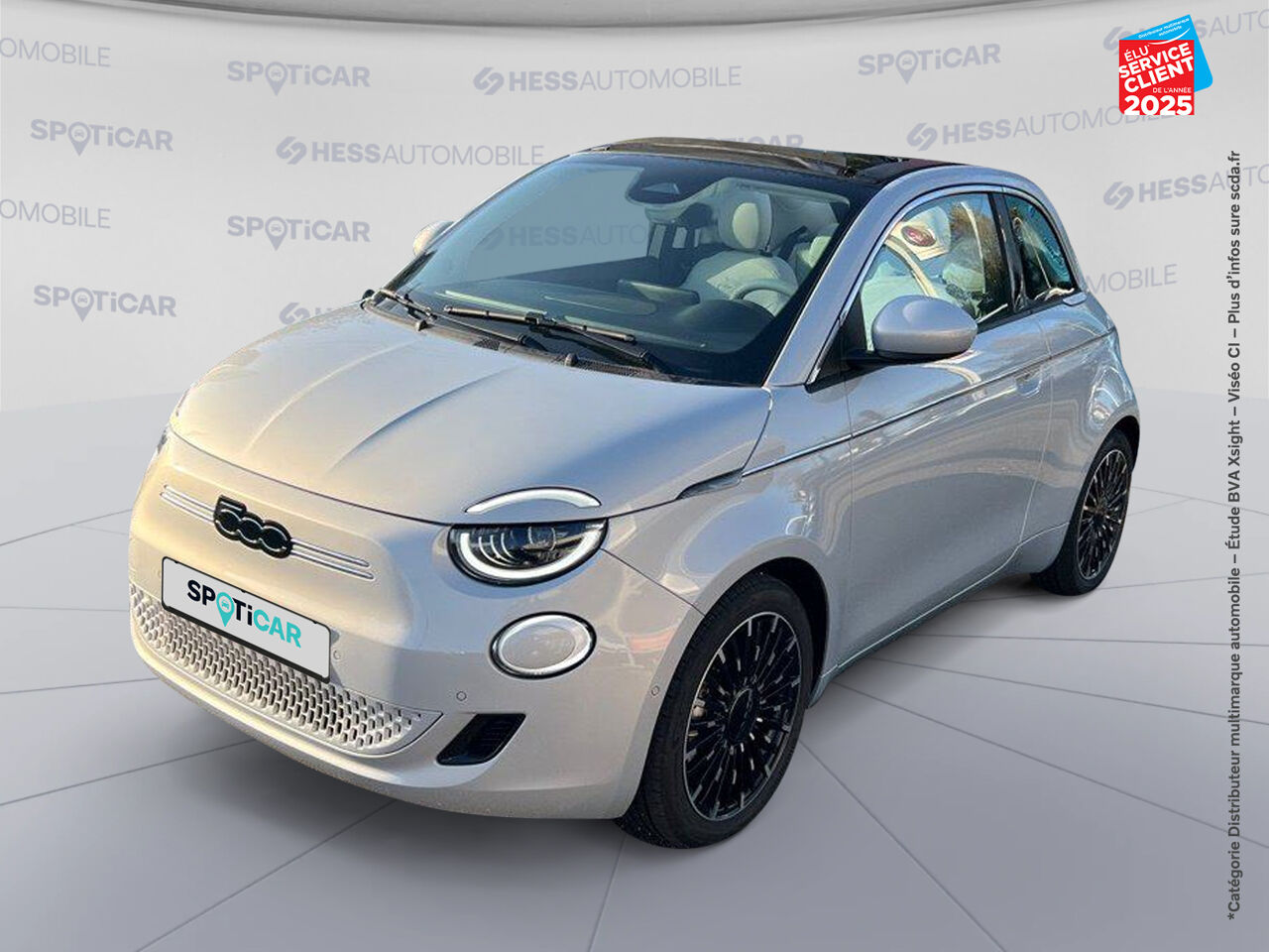 Véhicule d'occasion FIAT 500C E 118CH LA PRIMA MY24 chez Toyota Sarreguemines