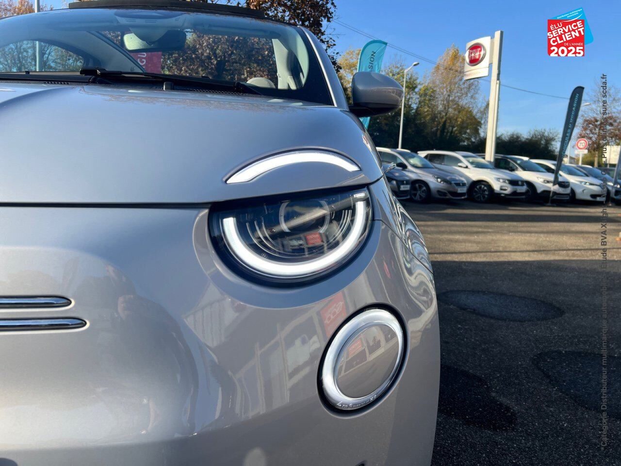 Véhicule d'occasion FIAT 500C E 118CH LA PRIMA MY24 chez Toyota Sarreguemines