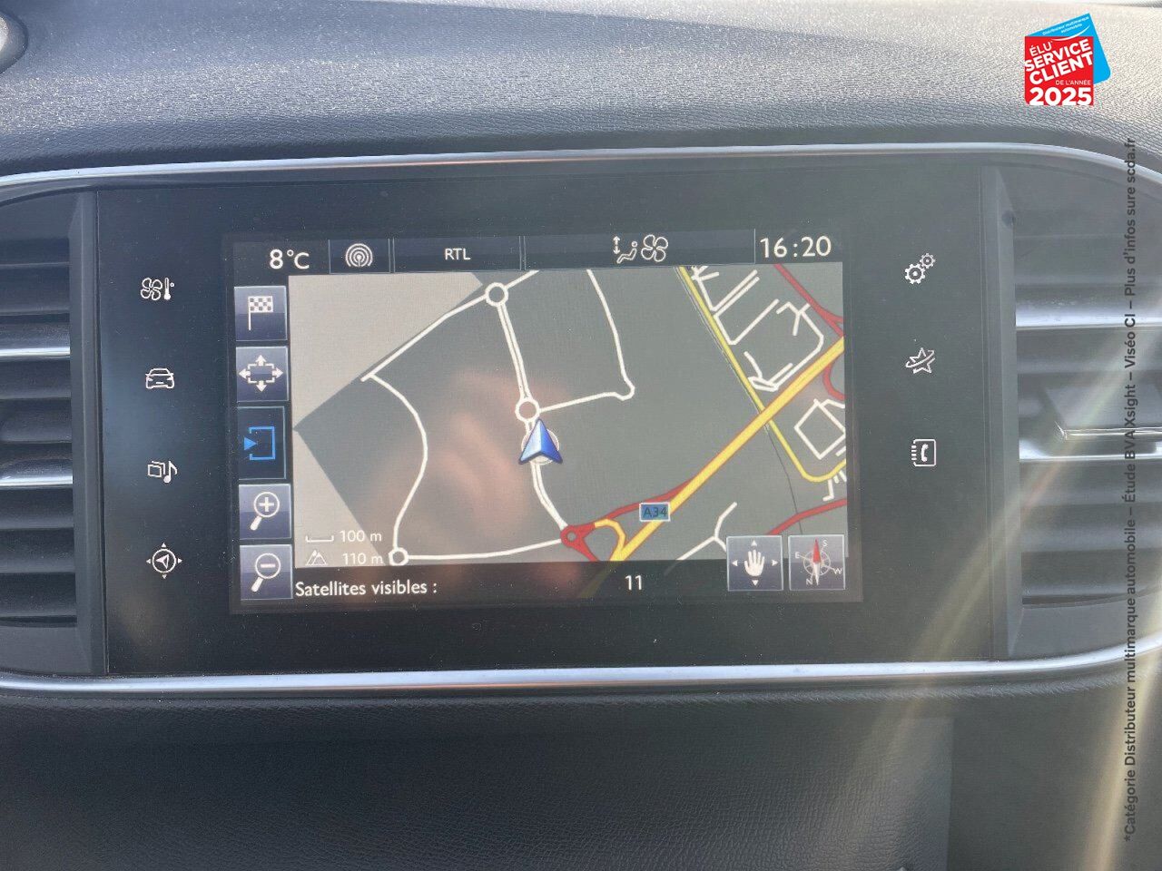 Véhicule d'occasion PEUGEOT 308 1.2 PURETECH 110CH ALLURE S/S 5P GPS RADAR AR chez Peugeot Reims