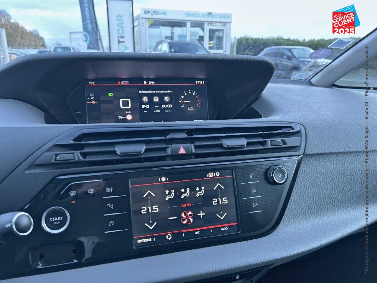 Véhicule d'occasion CITROEN C4 PICASSO PURETECH 130CH FEEL SS chez Renault Sélestat