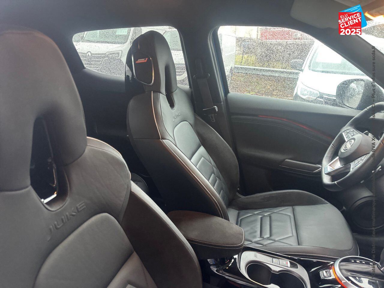 Véhicule d'occasion NISSAN JUKE 1.0 DIG-T 114CH N-DESIGN DCT 2023.5 SIEGES CHAUF/CUIR CAMERA CARPLAY BOSE chez Renault Belfort