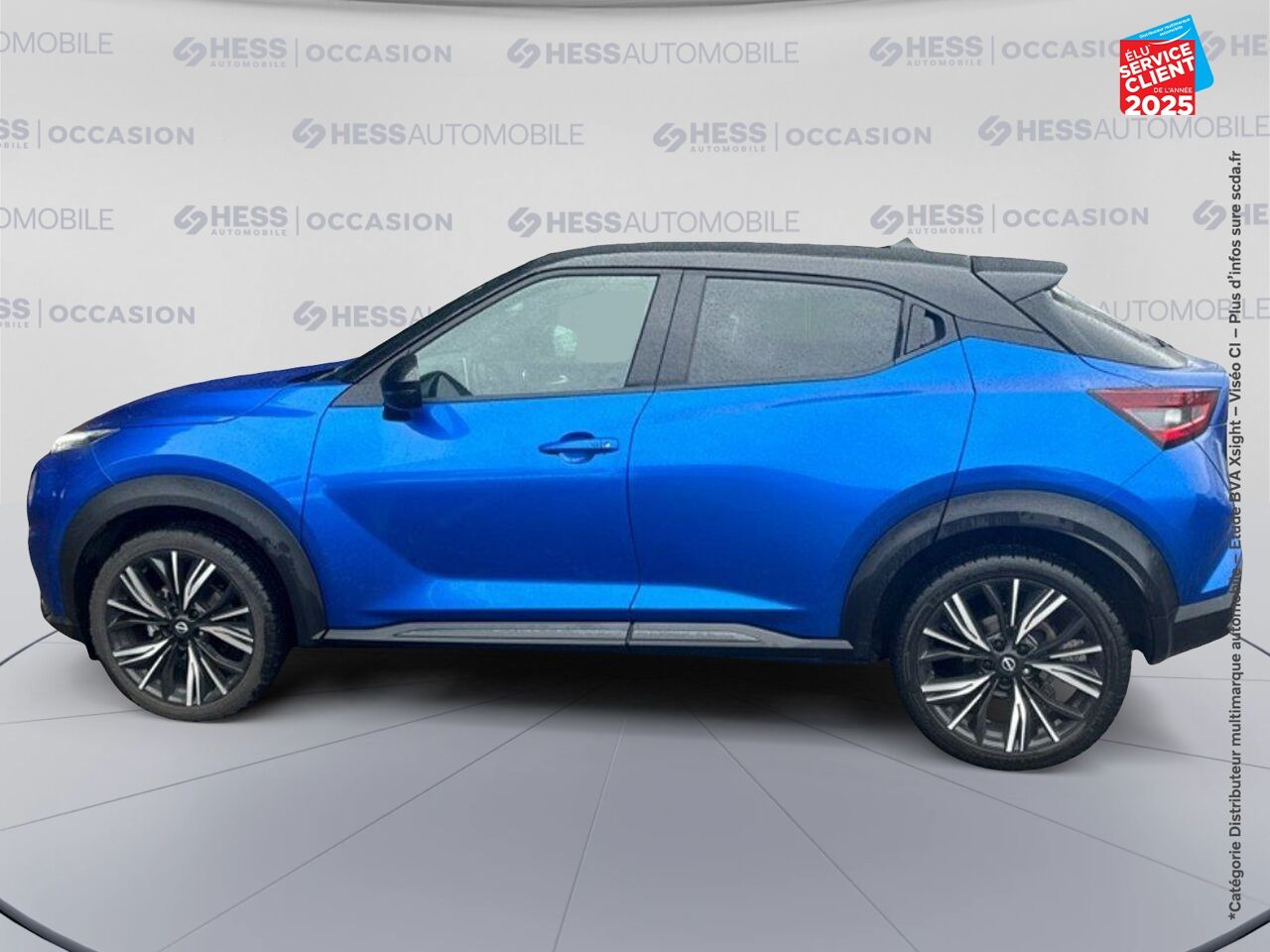 Véhicule d'occasion NISSAN JUKE 1.0 DIG-T 114CH N-DESIGN DCT 2023.5 SIEGES CHAUF/CUIR CAMERA CARPLAY BOSE chez Renault Belfort