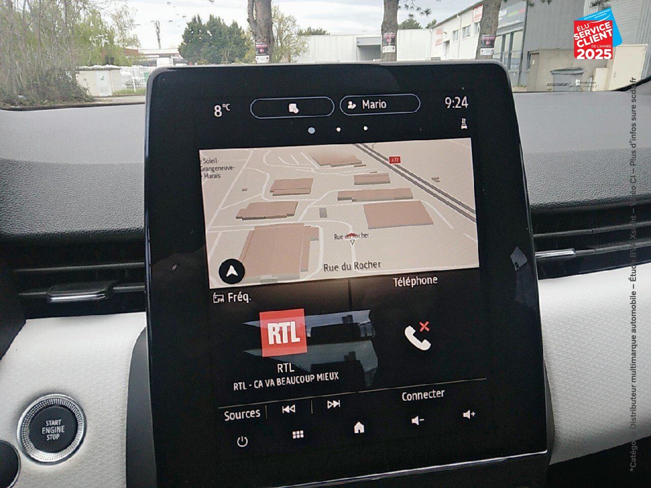 Véhicule d'occasion RENAULT CLIO 1.6 E-TECH HYBRIDE 140CH INTENS -21N GPS CAMERA chez Toyota Thionville