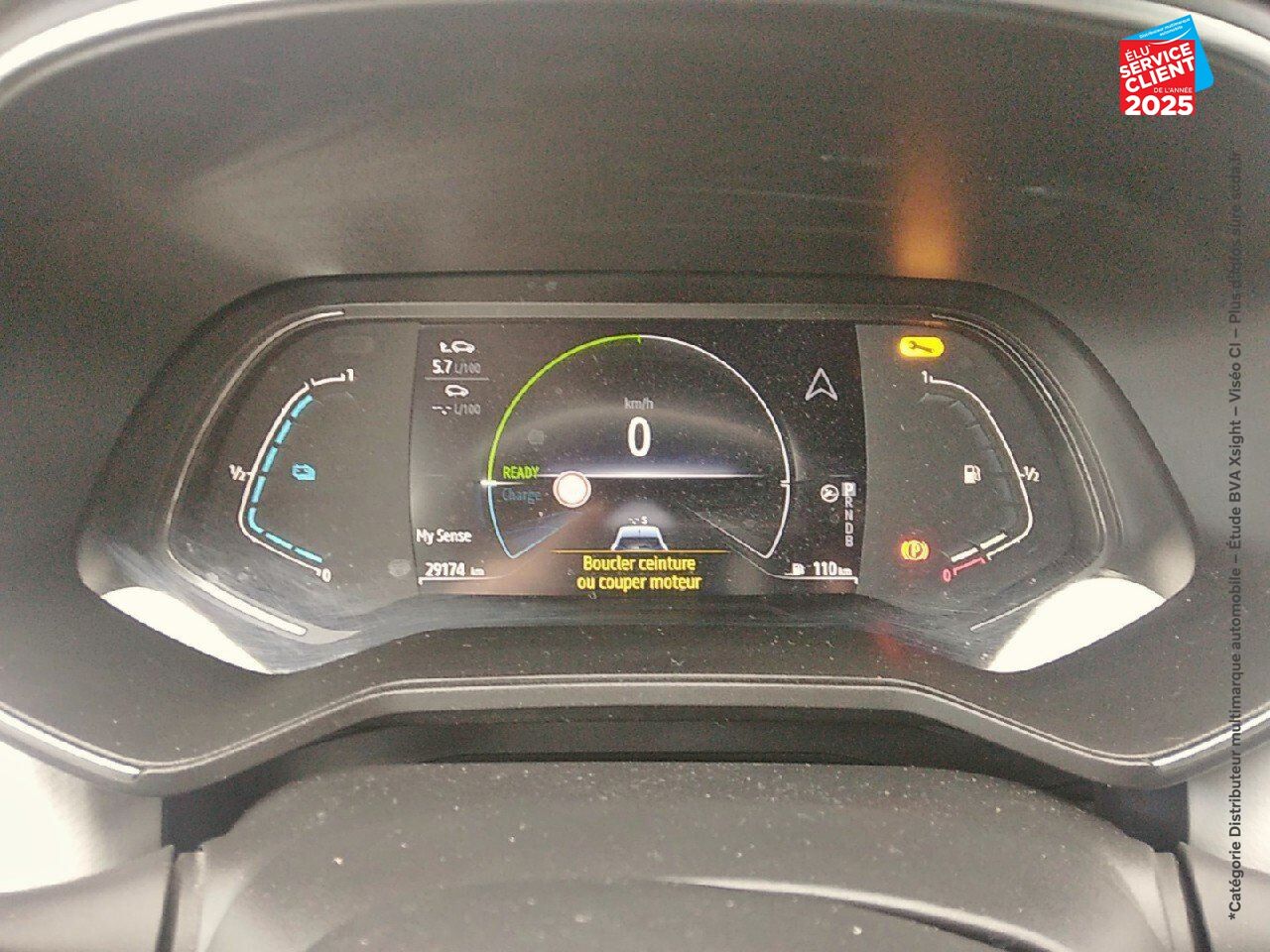 Véhicule d'occasion RENAULT CLIO 1.6 E-TECH HYBRIDE 140CH INTENS -21N GPS CAMERA chez Toyota Thionville