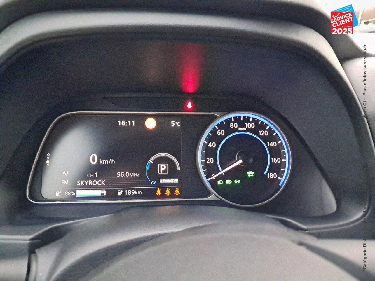 Véhicule d'occasion NISSAN LEAF 150CH 40KWH ACENTA 21.5 chez Opel Bar le Duc