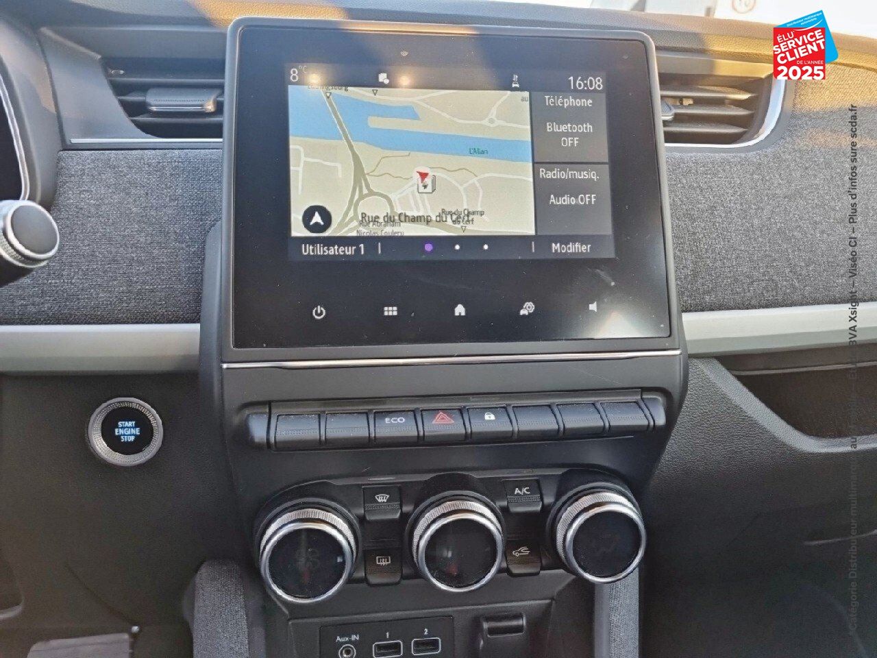 Véhicule d'occasion RENAULT ZOE LIFE CHARGE NORMALE R110 ACHAT INTEGRAL GPS chez Nissan Montbéliard