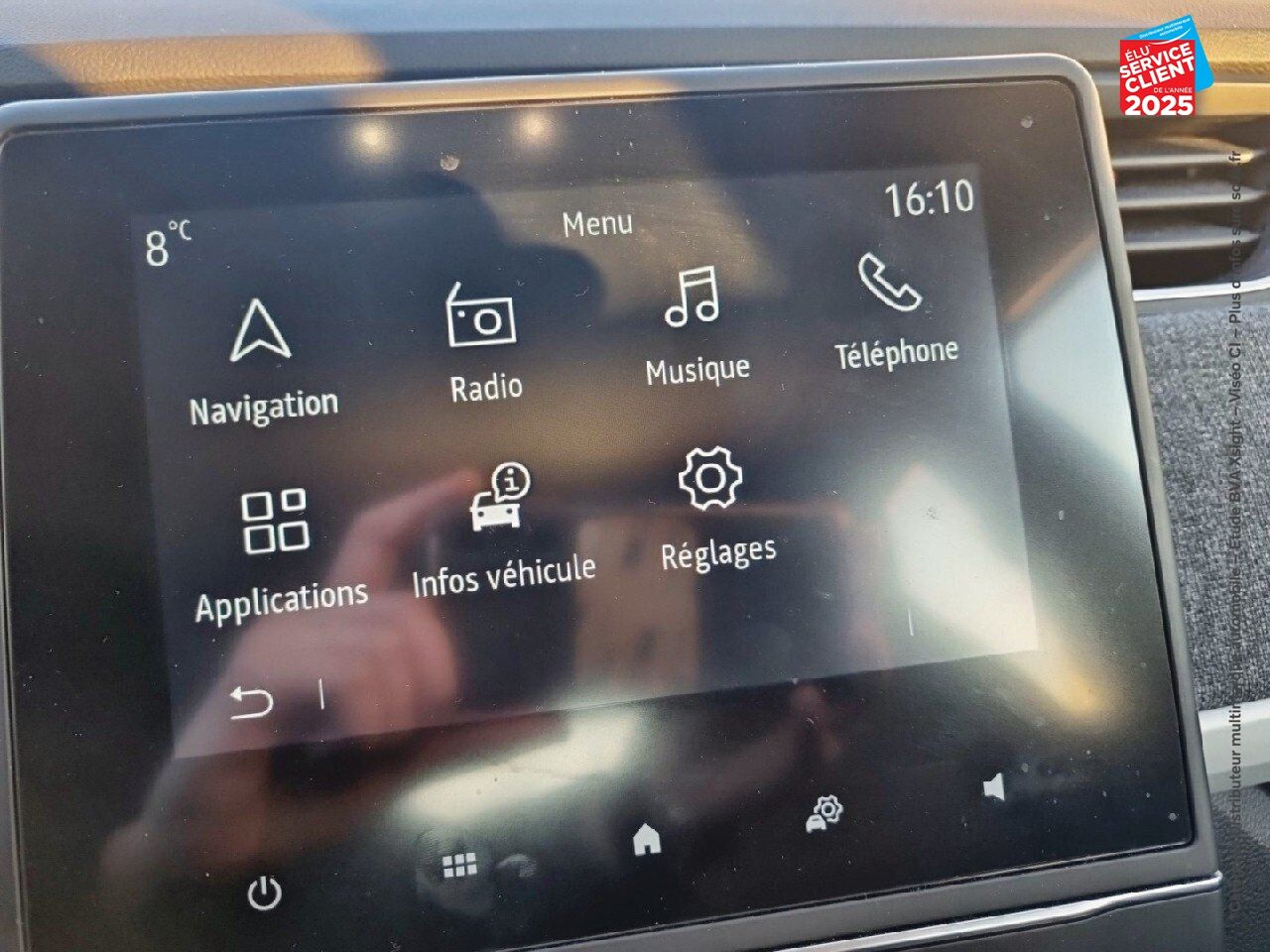 Véhicule d'occasion RENAULT ZOE LIFE CHARGE NORMALE R110 ACHAT INTEGRAL GPS chez Nissan Montbéliard