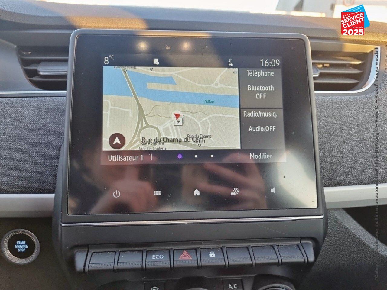Véhicule d'occasion RENAULT ZOE LIFE CHARGE NORMALE R110 ACHAT INTEGRAL GPS chez Nissan Montbéliard