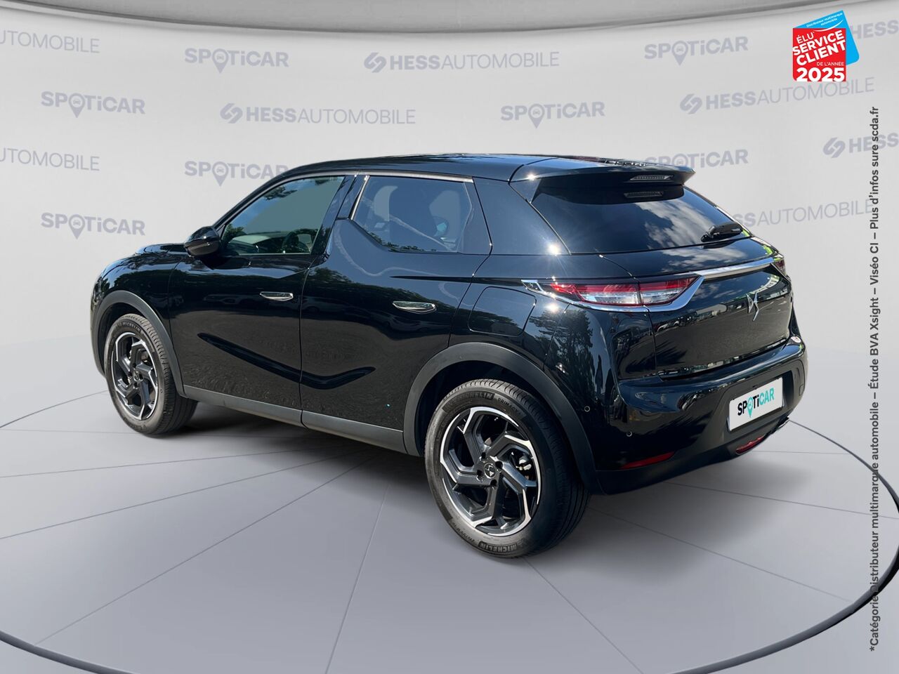 Véhicule d'occasion DS DS 3 CROSSBACK PURETECH 130CH BASTILLE AUTOMATIQUE SIEGES CUIR GPS CAMERA CARPLAY chez Toyota Thionville