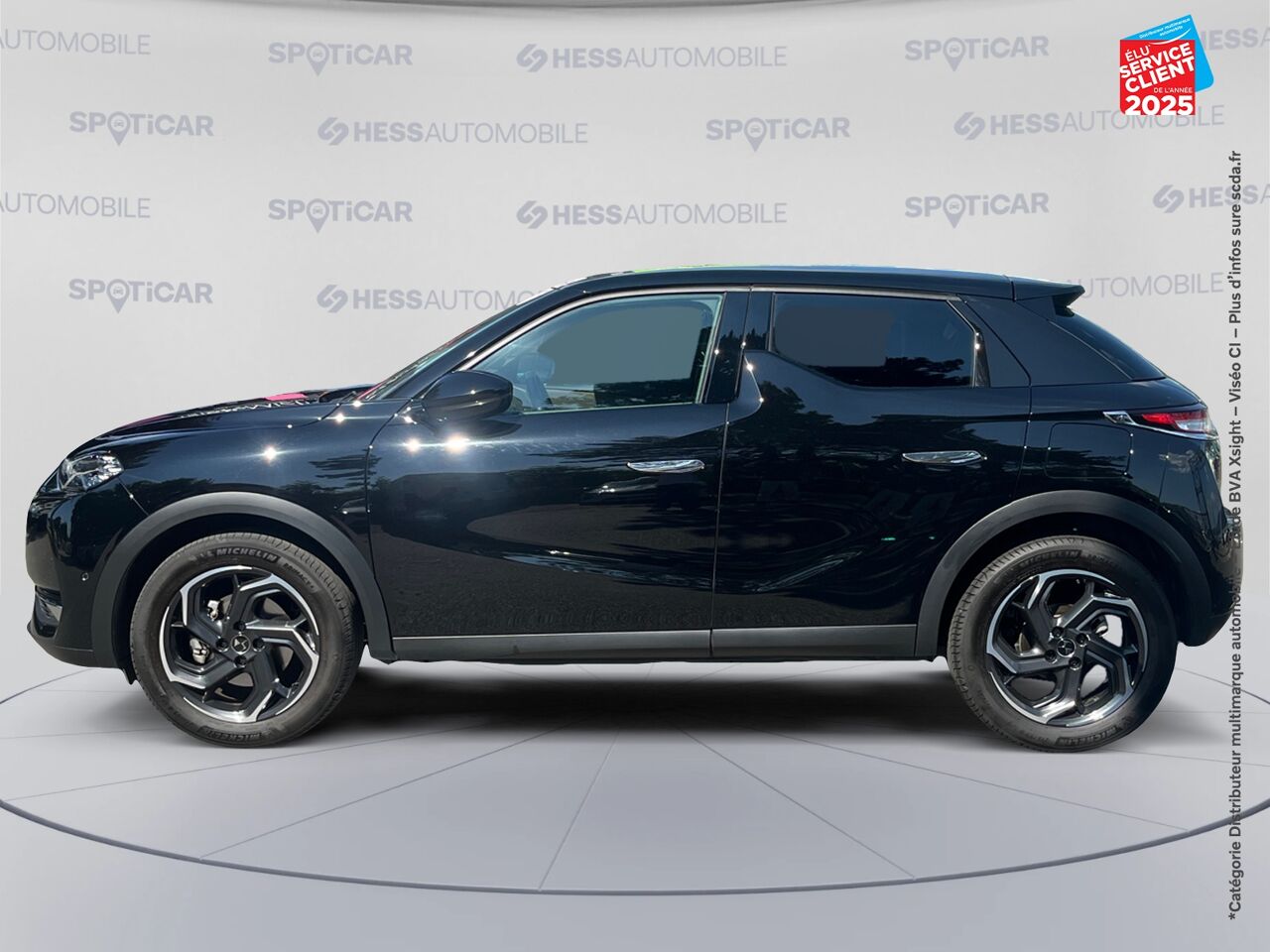 Véhicule d'occasion DS DS 3 CROSSBACK PURETECH 130CH BASTILLE AUTOMATIQUE SIEGES CUIR GPS CAMERA CARPLAY chez Toyota Thionville