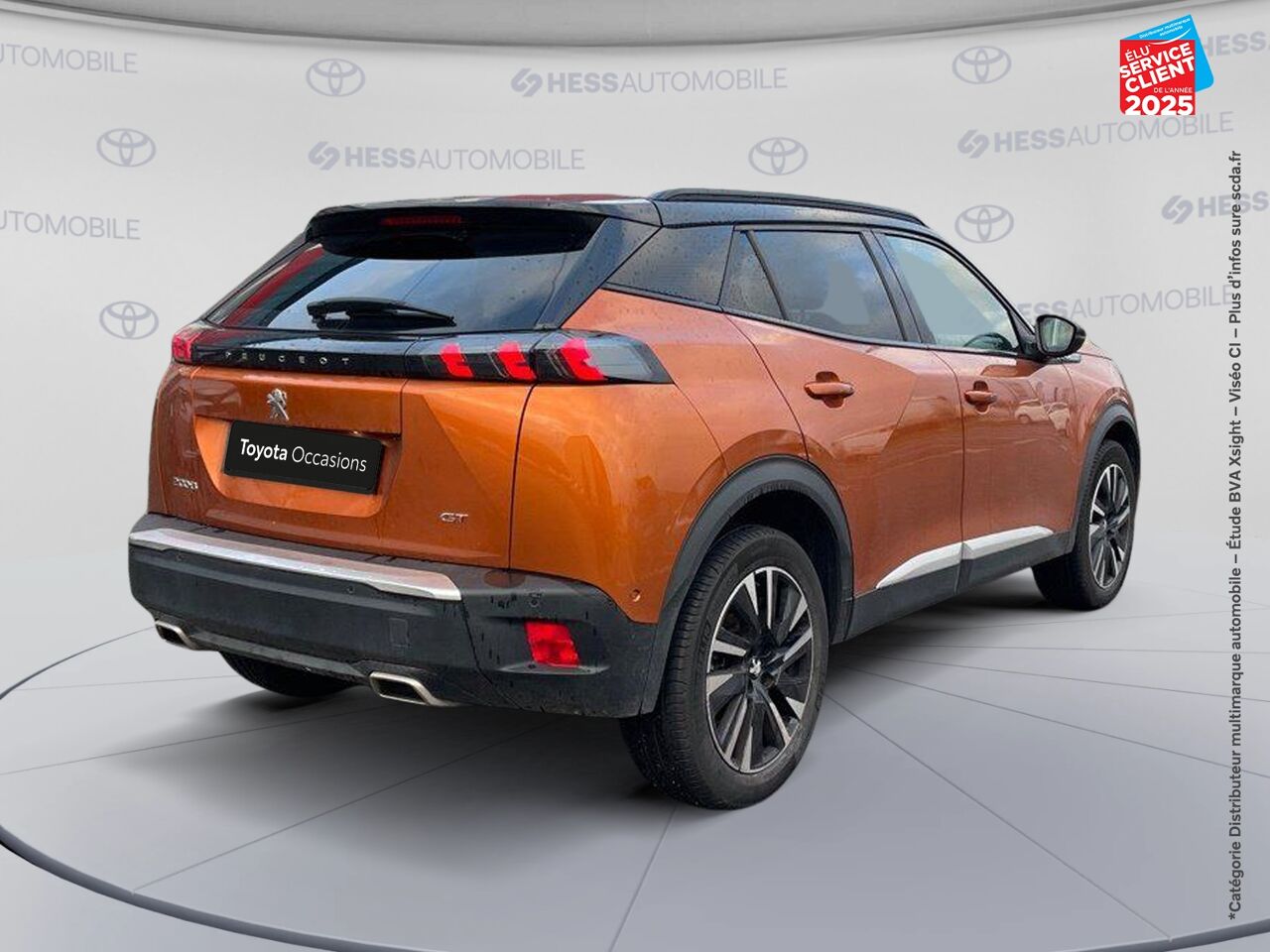 Véhicule d'occasion PEUGEOT 2008 1.2 PURETECH 155CH S/S GT EAT8 SIEGES CHAUF GPS CAMERA chez Nissan Haguenau