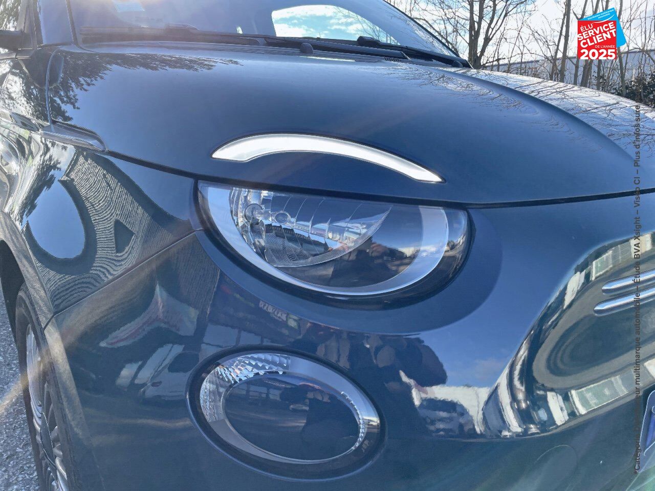 Véhicule d'occasion FIAT 500 E 118CH ICONE GPS CAMERA chez Hyundai Epernay