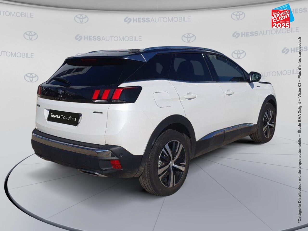 Véhicule d'occasion PEUGEOT 3008 1.2 PURETECH 130CH GT LINE SS EAT8 6CV chez Nissan Montbéliard