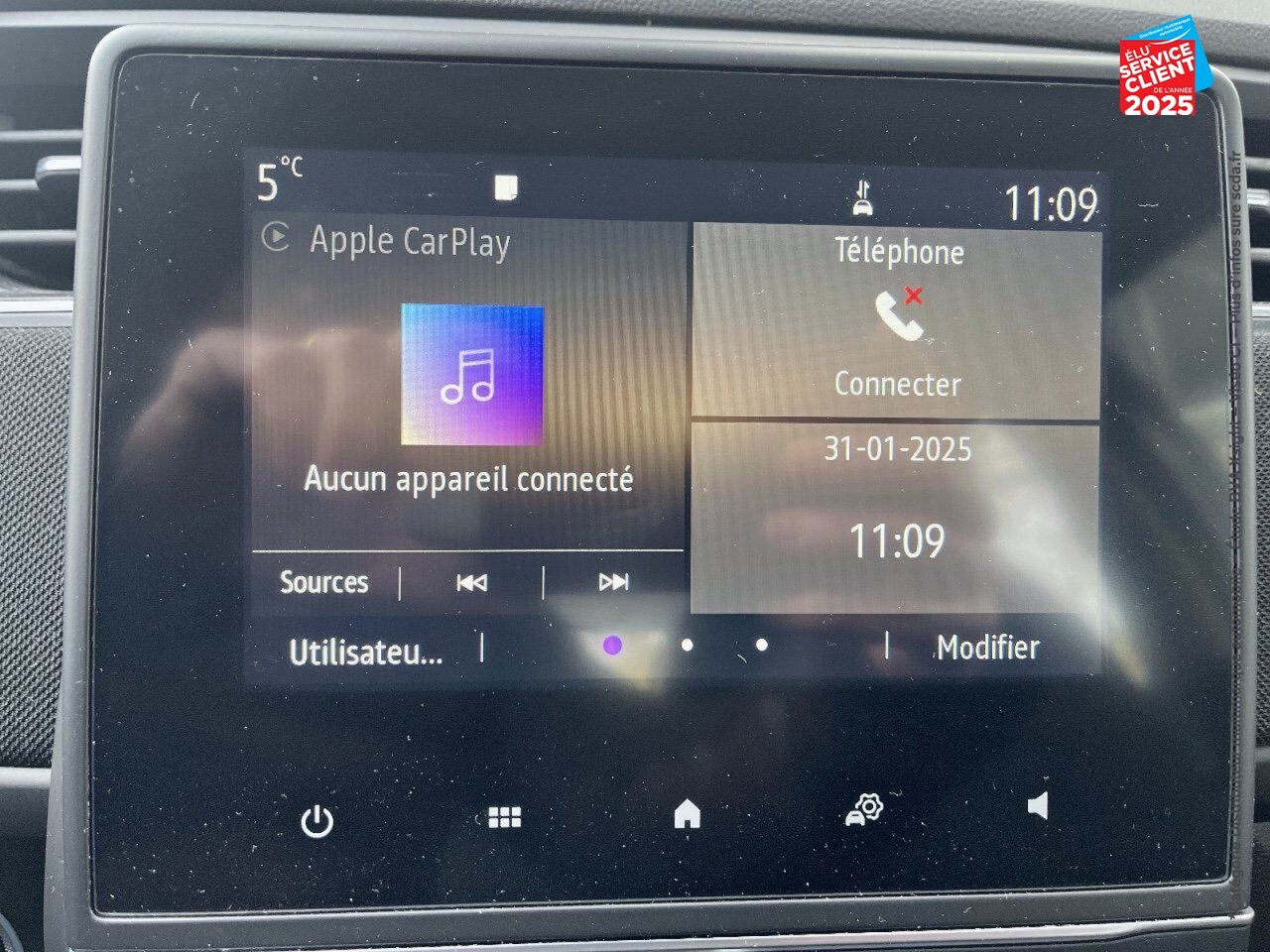 Véhicule d'occasion RENAULT ZOE LIFE CHARGE NORMALE R110 GPS chez Renault Colmar