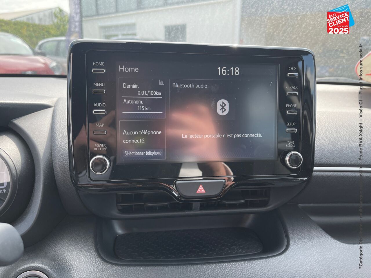 Véhicule d'occasion TOYOTA YARIS 120 VVT-I DESIGN 5P MY21 CAMERA chez Hyundai Reims