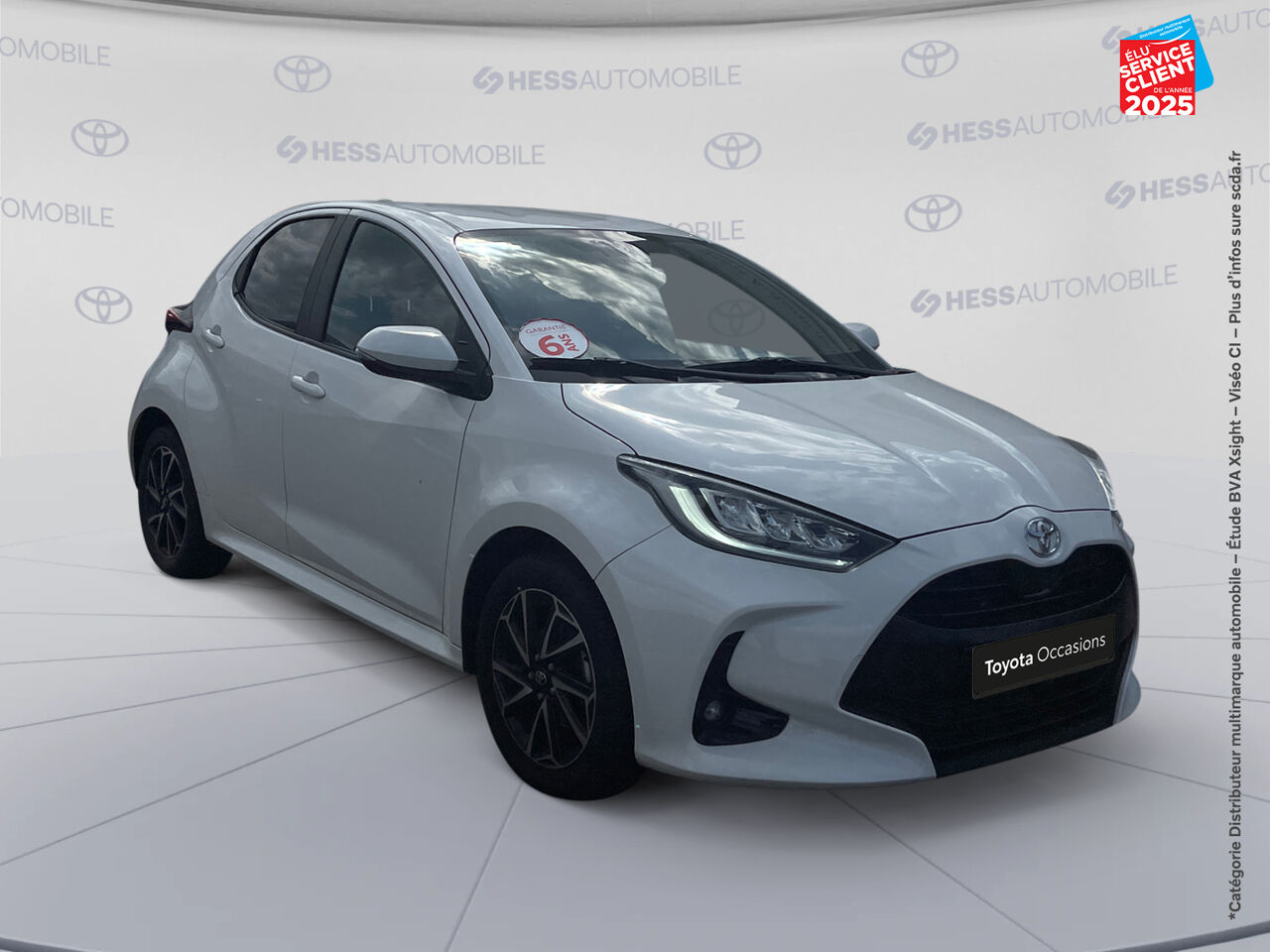 Véhicule d'occasion TOYOTA YARIS 120 VVT-I DESIGN 5P MY21 CAMERA chez Hyundai Reims