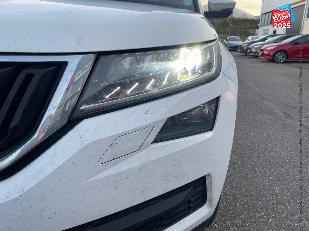 Véhicule d'occasion SKODA KODIAQ 2.0 TDI 150 SCR SPORTLINE DSG 5 PLACES GPS CAMERA CARPLAY ATTELAGE chez Hyundai Chalons