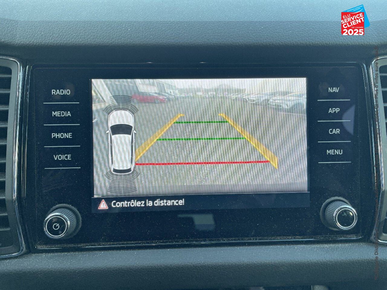 Véhicule d'occasion SKODA KODIAQ 2.0 TDI 150 SCR SPORTLINE DSG 5 PLACES GPS CAMERA CARPLAY ATTELAGE chez Hyundai Chalons