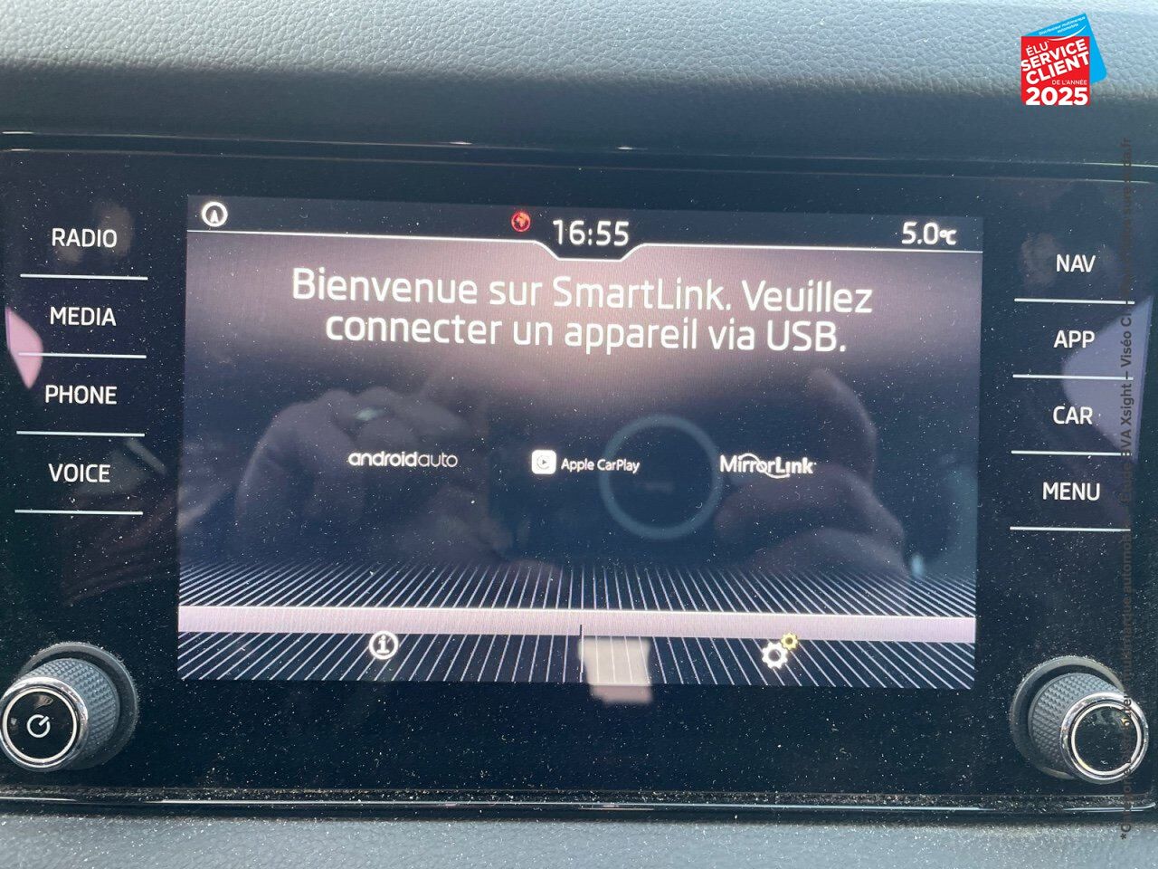 Véhicule d'occasion SKODA KODIAQ 2.0 TDI 150 SCR SPORTLINE DSG 5 PLACES GPS CAMERA CARPLAY ATTELAGE chez Hyundai Chalons