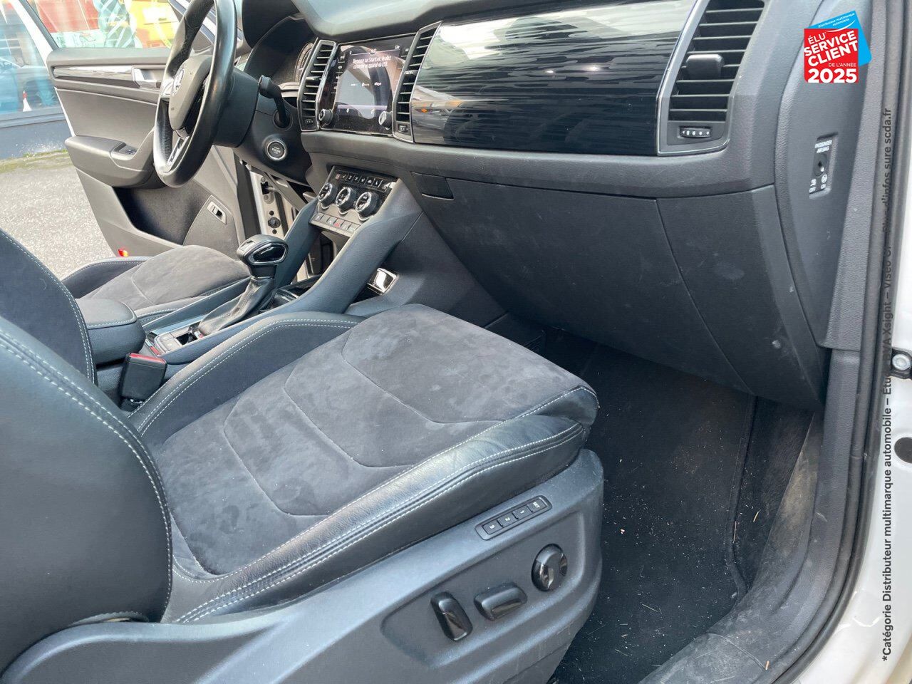Véhicule d'occasion SKODA KODIAQ 2.0 TDI 150 SCR SPORTLINE DSG 5 PLACES GPS CAMERA CARPLAY ATTELAGE chez Hyundai Chalons