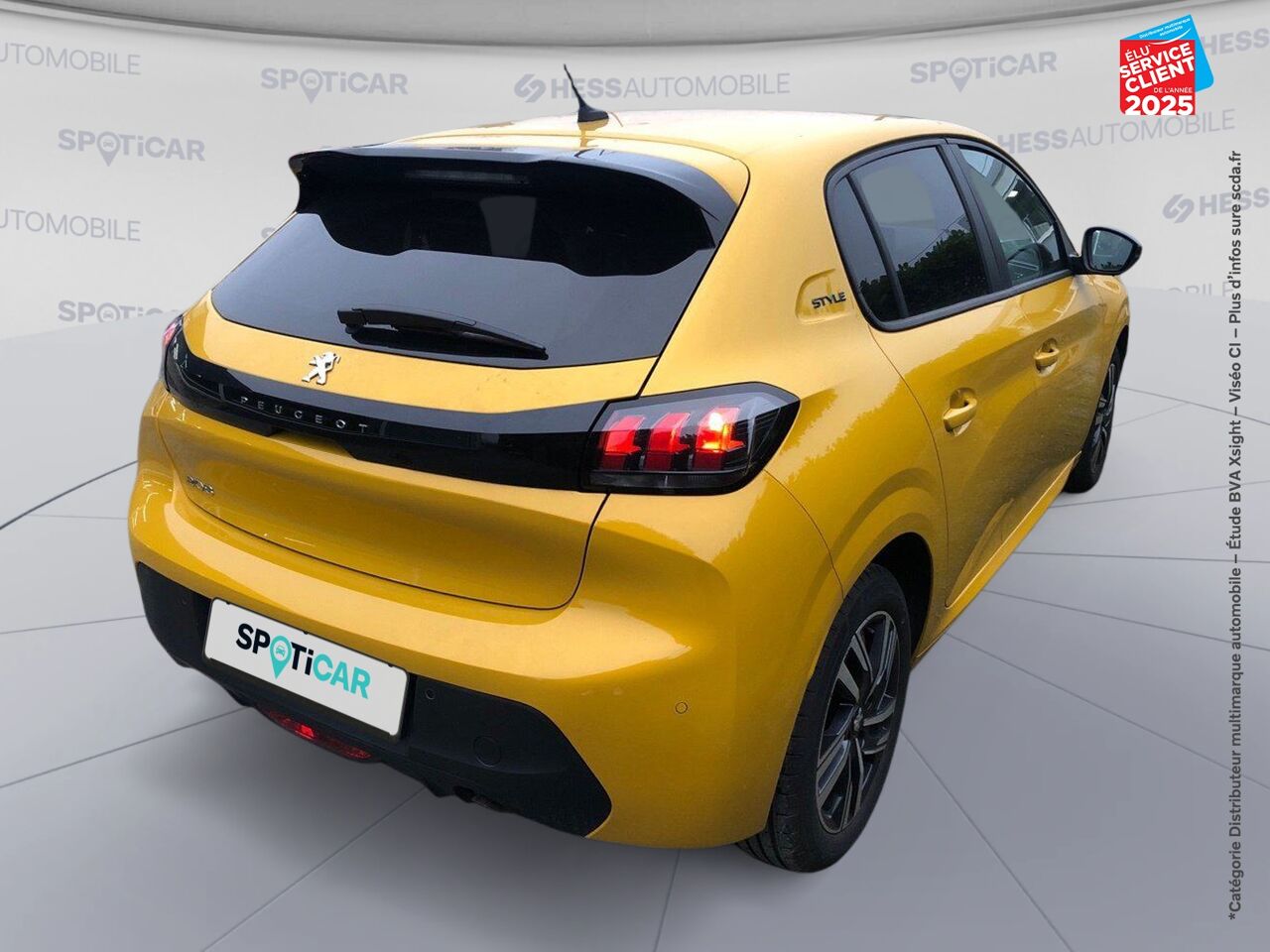Véhicule d'occasion PEUGEOT 208 1.2 PURETECH 100CH SS STYLE EAT8 chez Peugeot Charleville