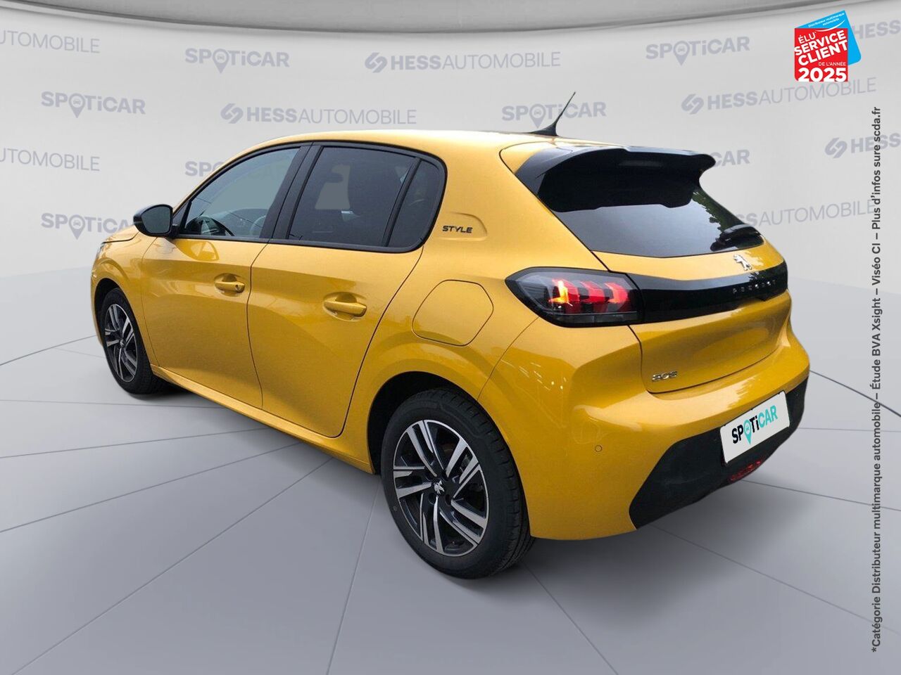 Véhicule d'occasion PEUGEOT 208 1.2 PURETECH 100CH SS STYLE EAT8 chez Peugeot Charleville