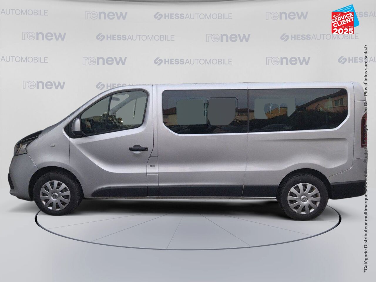 Véhicule d'occasion RENAULT TRAFIC COMBI L2 1.6 DCI 120CH INTENS 8 PLACES EURO6D-T chez Opel Verdun