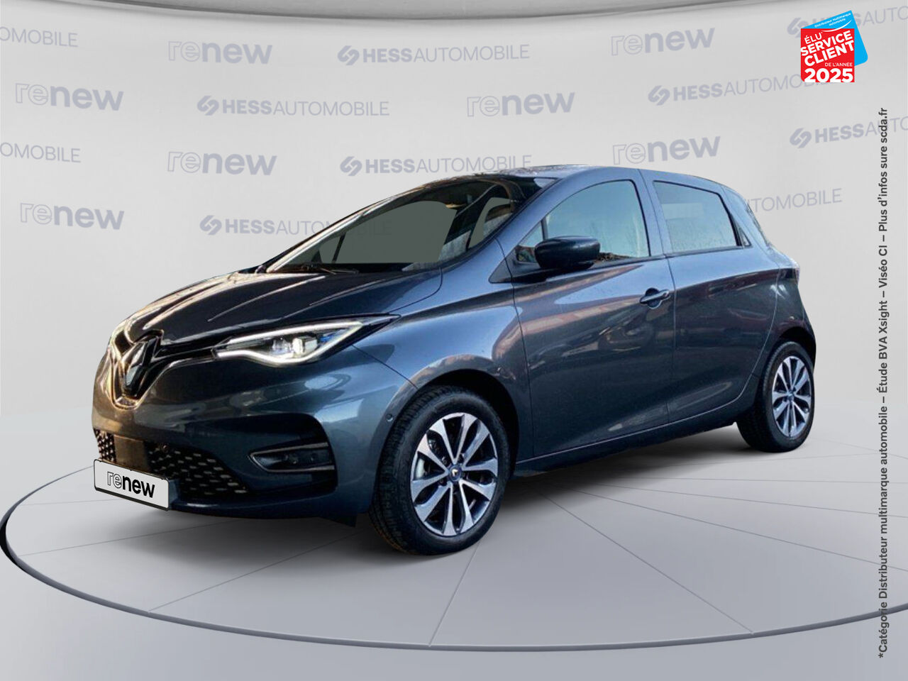 Véhicule d'occasion RENAULT ZOE INTENS CHARGE NORMALE R135 - 20 GPS CAMERA chez Hyundai Chalons