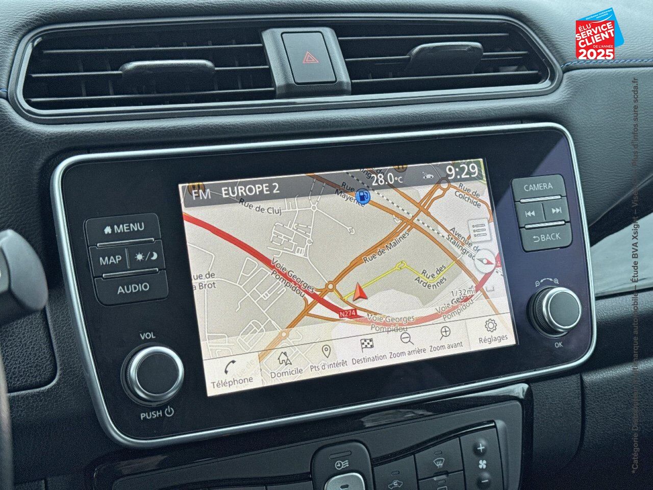 Véhicule d'occasion NISSAN LEAF 150CH 40KWH N-CONNECTA 21.5 chez Renault Colmar