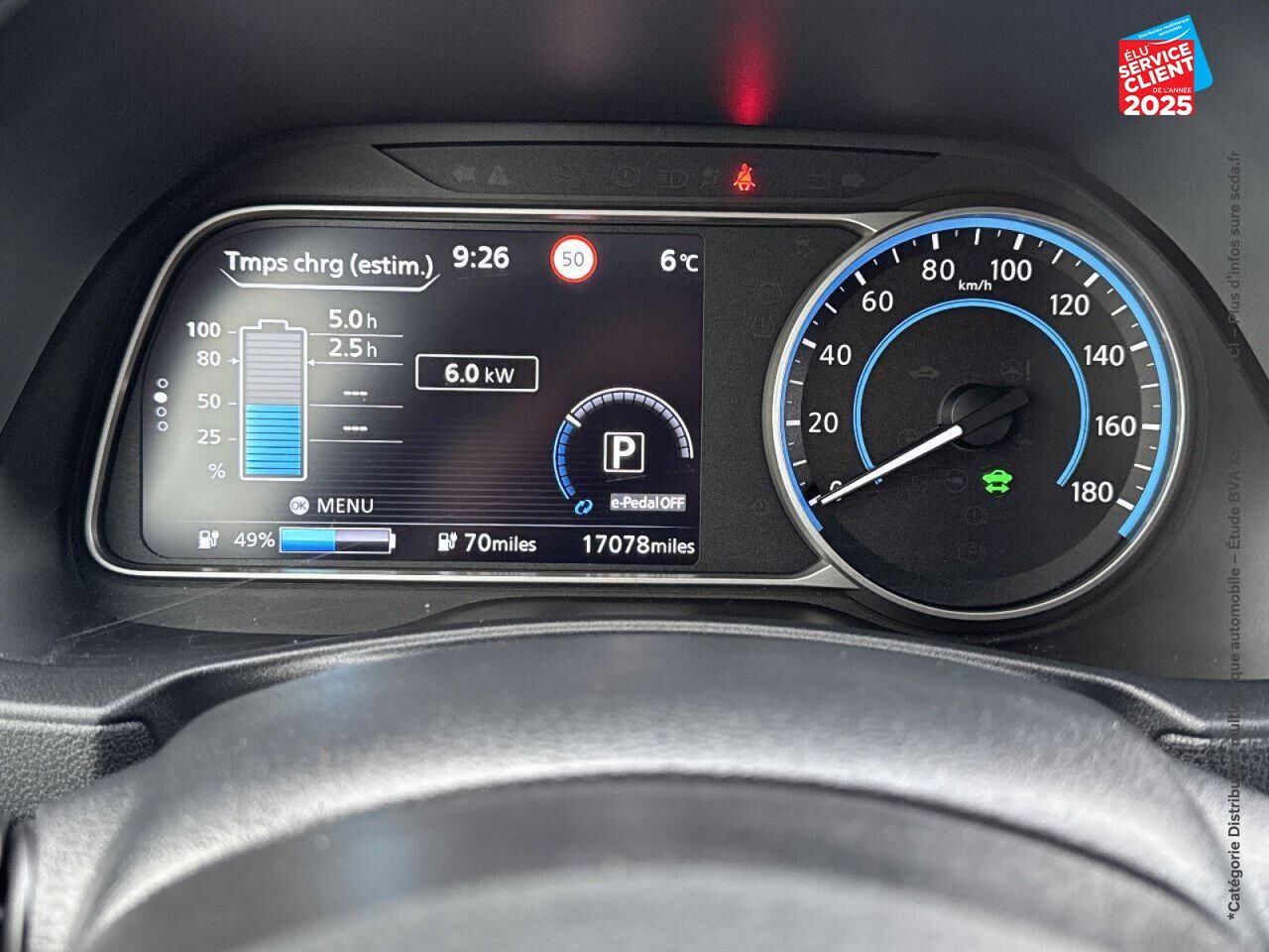 Véhicule d'occasion NISSAN LEAF 150CH 40KWH N-CONNECTA 21.5 chez Renault Colmar