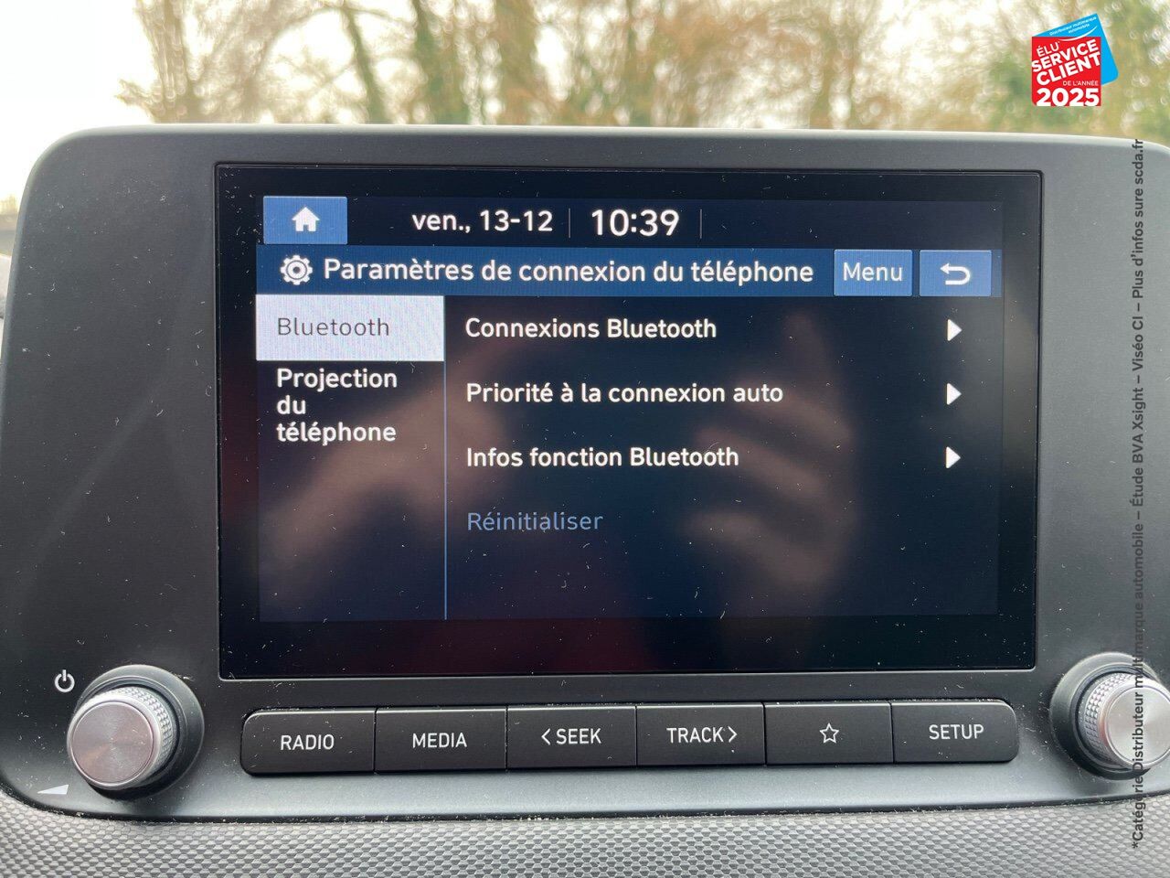 Véhicule d'occasion HYUNDAI KONA ELECTRIC 39KWH - 136 CH INTUITIVE chez Hyundai Besançon