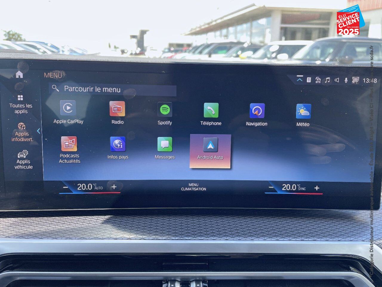 Véhicule d'occasion BMW SERIE 4 GRAN COUPE 420DA 190CH M SPORT SIEGES CHAUF GPS CAMERA CARPLAY chez BMW Besançon