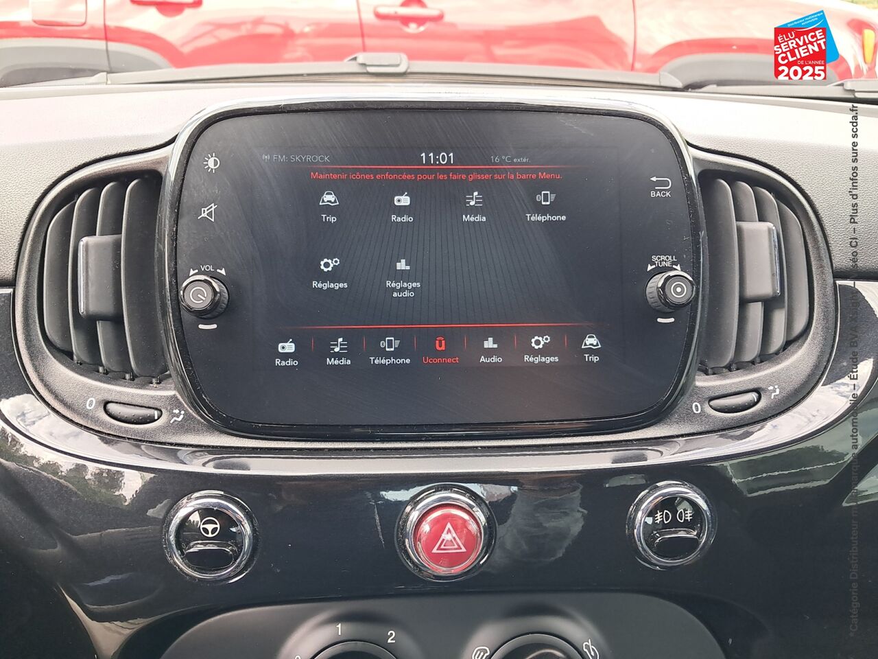 Véhicule d'occasion FIAT 500 1.0 70CH BSG SS chez Renault Strasbourg
