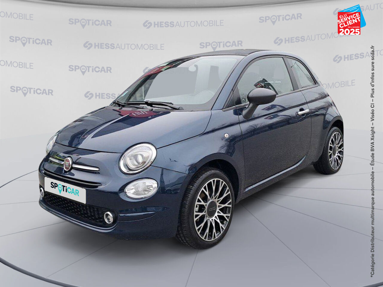 Véhicule d'occasion FIAT 500C 1.0 70CH BSG SS chez Hyundai Epernay