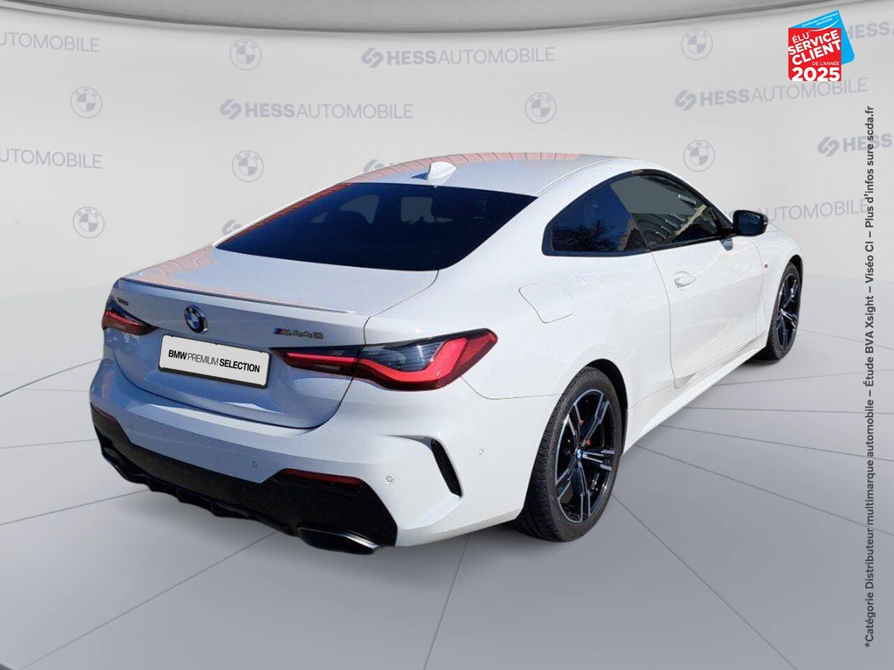 Véhicule d'occasion BMW SERIE 4 COUPE M440DA XDRIVE 340CH SIEGES CHAUF GPS CAMERA CARPLAY chez BMW Pontarlier