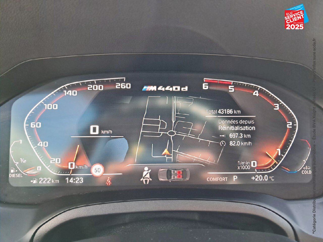 Véhicule d'occasion BMW SERIE 4 COUPE M440DA XDRIVE 340CH SIEGES CHAUF GPS CAMERA CARPLAY chez BMW Pontarlier