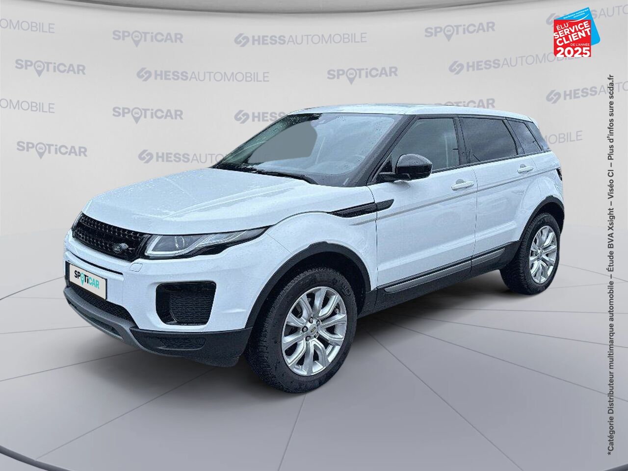 Véhicule d'occasion LAND-ROVER RANGE ROVER EVOQUE 2.0 TD4 150 SE 4X4 BVA MARK VI SIEGES CHAUF/CUIR GPS CAMERA ATTELAGE chez Volvo Epernay