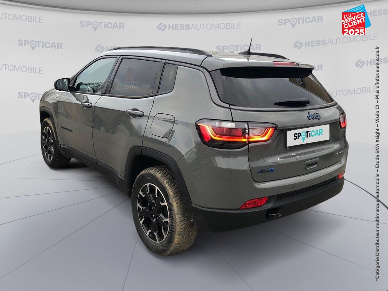 Véhicule d'occasion JEEP COMPASS 1.3 TURBO T4 240CH PHEV 4XE TRAILHAWK AT6 EAWD GPS CARPLAY chez Hyundai Chalons