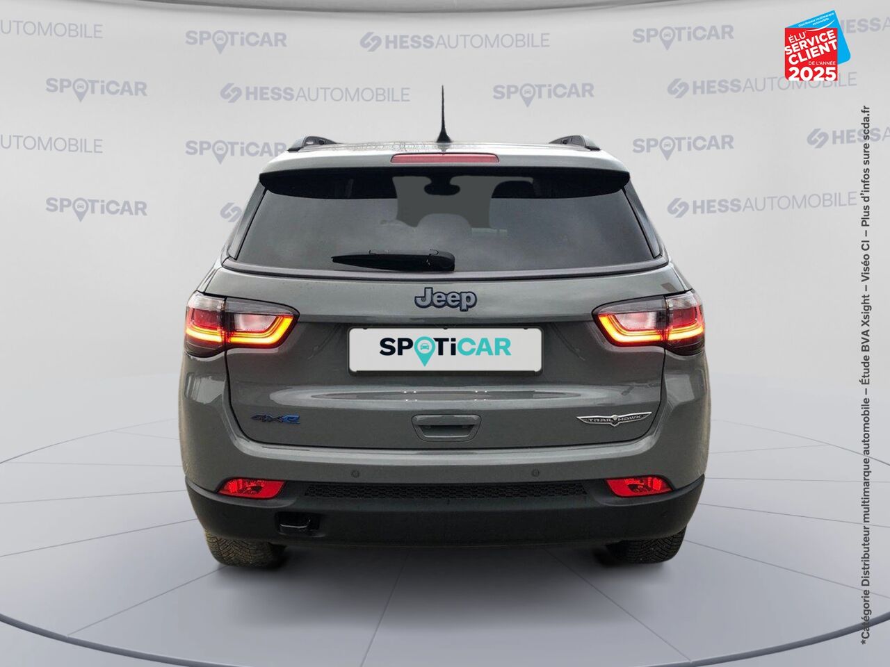 Véhicule d'occasion JEEP COMPASS 1.3 TURBO T4 240CH PHEV 4XE TRAILHAWK AT6 EAWD GPS CARPLAY chez Hyundai Chalons